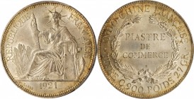 FRENCH INDO-CHINA

FRENCH INDO-CHINA. Piastre, 1921-H. Heaton Mint. PCGS MS-65 Gold Shield.

KM-5a.3; Lec-297. The single finest certified of the ...