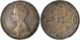 Victoria (1837-1901)

GREAT BRITAIN. Crown, 1847. London Mint. Victoria. PCGS PROOF-55 Gold Shield.

S-3883; KM-744; ESC-2571. UNDECIMO edge. An a...
