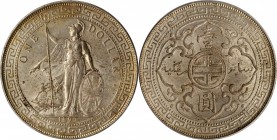 Edward VII to current (since 1902)

GREAT BRITAIN. Trade Dollar, 1897-B. Bombay Mint. PCGS MS-64 Gold Shield.

KM-T5; Mars-BTD1; Prid-4. Tied with...