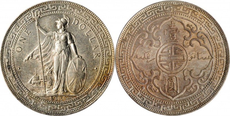 Edward VII to current (since 1902)

GREAT BRITAIN. Trade Dollar, 1900-C. Calcu...