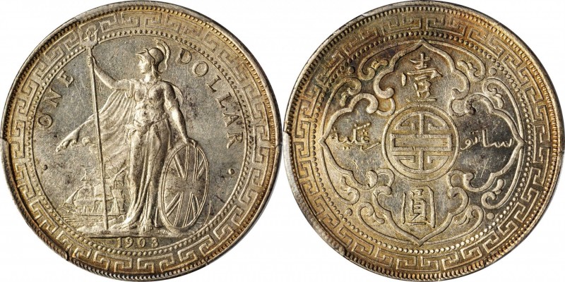 Edward VII to current (since 1902)

GREAT BRITAIN. Trade Dollar, 1903/2-B. Bom...