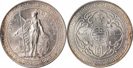 Edward VII to current (since 1902)

GREAT BRITAIN. Trade Dollar, 1907-B. Bombay Mint. PCGS MS-64 Gold Shield.

KM-T5; Mars-BTD1; Prid-17. Luster s...