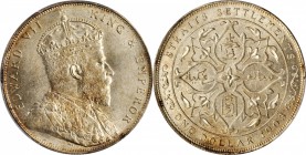 STRAITS SETTLEMENTS

STRAITS SETTLEMENTS. Dollar, 1908. London Mint. PCGS MS-62 Gold Shield.

KM-26; Tan-SSC35; Prid-7. A sharply detailed and sof...
