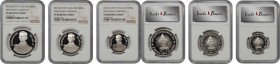 THAILAND

THAILAND. Rama IX Birthday Silver Proof Set (3 Pieces), BE 2530 (1987). All NGC PROOF-68 Ultra Cameo.

1) 600 Baht. KM-Y-199. Mintage: 7...
