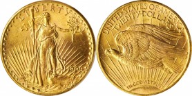 UNITED STATES OF AMERICA

UNITED STATES OF AMERICA. Saint-Gaudens Double Eagle, 1909-S. San Francisco Mint. PCGS MS-64 Gold Shield.

Fr-186; KM-13...