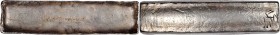 ANNAM

ANNAM. 10 Lang Bullion Bar, ND. Nguyen Dynasty. VERY FINE.

Weight: 377.14 gms. No markings on face of bar, with a total of five Kaan stamp...