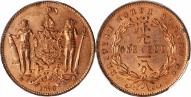 BRITISH NORTH BORNEO

BRITISH NORTH BORNEO. Cent, 1890-H. Heaton Mint. PCGS MS-64 Red Gold Shield.

KM-2. A lovely, finely detailed example of the...