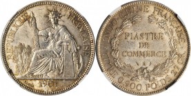 FRENCH INDO-CHINA

FRENCH INDO-CHINA. Piastre, 1901-A. Paris Mint. NGC Unc Details--Spot Removed.

KM-5a.1; Gad-35; Lec-284. A boldly struck Piast...