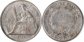 FRENCH INDO-CHINA

FRENCH INDO-CHINA. Piastre, 1921-H. Heaton Mint. PCGS MS-62 Gold Shield.

KM-5a.3; Gad-35; Lec-297. A decently struck, bright, ...