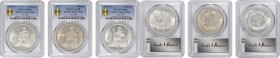 FRENCH INDO-CHINA

FRENCH INDO-CHINA. Trio of Piastres (3 Pieces), 1900-26. All PCGS Gold Shield Certified.

1) 1900-A. PCGS MS-61. KM-5a.1; Lec-2...