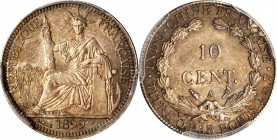FRENCH INDO-CHINA

FRENCH INDO-CHINA. 10 Cents, 1899-A. Paris Mint. PCGS MS-63 Gold Shield.

KM-9; Lec-141. A well struck and lustrous coin with g...