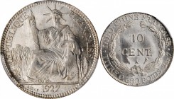FRENCH INDO-CHINA

FRENCH INDO-CHINA. 10 Cents, 1927-A. Paris Mint. PCGS MS-66 Gold Shield.

KM-16.1; Lec-167. A bright and lustrous Gem, largely ...