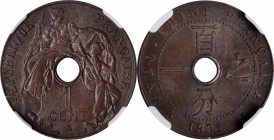 FRENCH INDO-CHINA

FRENCH INDO-CHINA. Cent, 1931-A. Paris Mint. NGC MS-63 Brown.

KM-12.1. Torch privy mark. An attractive coin with glossy surfac...