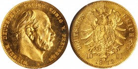 German States

GERMANY. Prussia. 10 Mark, 1872-A. Berlin Mint. Wilhelm I. NGC MS-67.

Fr-3819; KM-502. A stunning Superb Gem quality coin with bri...