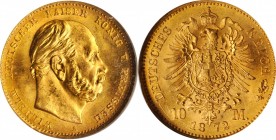 German States

GERMANY. Prussia. 10 Mark, 1872-A. Berlin Mint. Wilhelm I. NGC MS-66.

Fr-3819; KM-502. A gorgeous gem quality coin, dripping with ...