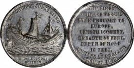 Victoria (1837-1901)

GREAT BRITAIN. White Metal Chinese Junk Keying Medal, 1848. PCGS MS-62 Gold Shield.

BHM-2322. Medal engraved by Messers All...