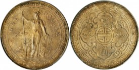 Edward VII to current (since 1902)

GREAT BRITAIN. Trade Dollar, 1900-B. Bombay Mint. PCGS Genuine--Environmental Damage, Unc Details Gold Shield.
...