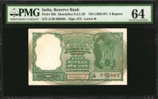 INDIA

INDIA. Reserve Bank of India. 5 Rupees, ND (1962-67). P-36b. Consecutive. PMG Choice Uncirculated 64.

5 pieces in lot. A large consecutive...