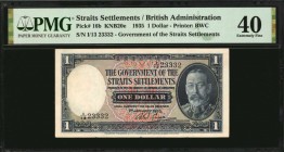 STRAITS SETTLEMENTS

STRAITS SETTLEMENTS. Government of the Straits Settlements. 1 Dollar, 1935. P-16b. PMG Extremely Fine 40.

Printed by BWC. A ...