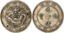 Chihli (Pei Yang)

(t) CHINA. Chihli (Pei Yang). 7 Mace 2 Candareens (Dollar), Year 34 (1908). PCGS VF-35 Gold Shield.

L&M-465; K-208; KM-Y-73.2;...