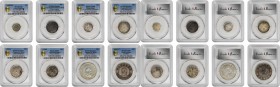 China Mixed Lots

(t) CHINA. Octet of Minors (8 Pieces), ND (1898-1917). All PCGS Gold Shield Certified.

Group includes Yunnan 50 Cents (2), Manc...