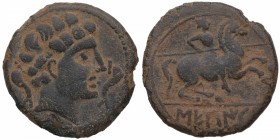 170-154 aC. Secaisa. As. Ae. 6,45 g. Est.120.