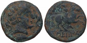 170-154 aC. Secaisa. As. Ae. 8,70 g. Est.120.