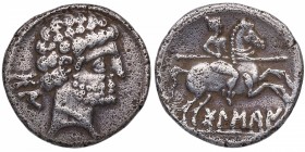 150 aC- 41 dC. Bolskan. Denario. Ag. 3,73 g. Est.100.