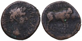 Augusto (27 aC-14 dC). Ercavica. As. AB-1277. Ae. MBC. Est.70.