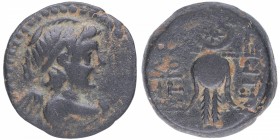 138-137 aC. Tiberio Sempronio Graco (164 aC-133 aC). Antioquía del Orontes (Turquía). AE17. SC 2067.3d. SNG Spaer 1903-5. Antiochos VII Sidetes. Ae. 5...