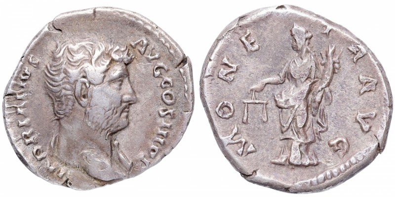 134-138 dC. Publio Elio Adriano (117-138 dC). Roma. Denario. RIC II Hadrian 256a...