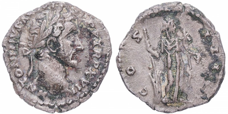 153-154 dC. Antonio Pío (138-161 dC). Roma. Denario. RIC III Antoninus Pius 232....