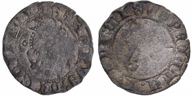 Juan I (1379-1390). Indeterminada. Blanca Agnus Dei. AB. 546. Ve. 1,88 g. MBC-. Est.35.