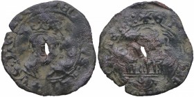 Enrique IV (1454-1474). C (posiblemente Córdoba). Cuarto. AB. 741. Ve. 2,50 g. BC. Est.40.