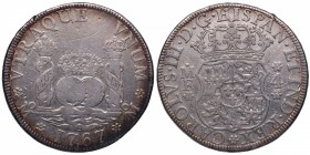 1767. Carlos III (1759-1788). México. 4 reales. MF. Cy 11719. Ag. 13,26 g. MBC+. Est.200.