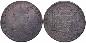 1814. Fernando VII (1808-1833). México. 8 reales. JJ. Cal-555. Ag. 26,99 g. MBC+. Est.190.
