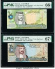 Bahrain Central Bank of Bahrain 10; 20 Dinars 2006 (ND 2008) Pick 28; 29 Two Examples PMG Gem Uncirculated 66 EPQ; Superb Gem Unc 67 EPQ. 

HID0980124...