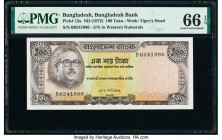 Bangladesh Bangladesh Bank 100 Taka ND (1972) Pick 12a PMG Gem Uncirculated 66 EPQ. Staple holes at issue.

HID09801242017

© 2020 Heritage Auctions |...