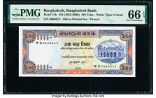 Bangladesh Bangladesh Bank 100 Taka ND (1983) Pick 31b PMG Gem Uncirculated 66 EPQ. Staple holes at issue. 

HID09801242017

© 2020 Heritage Auctions ...