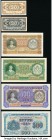Bulgaria Group Lot of 6 Examples Extremely Fine-Crisp Uncirculated. Previous mounting on the 200 Leva example. Possible trimming is evident.

HID09801...