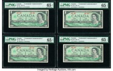 Canada Bank of Canada $1 1867-1967 Pick 84a BC-45a Four Commemorative Examples PMG Gem Uncirculated 65 EPQ (4). 

HID09801242017

© 2020 Heritage Auct...