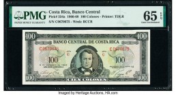 Costa Rica Banco Central de Costa Rica 100 Colones 6.12.1967 Pick 234a PMG Gem Uncirculated 65 EPQ. 

HID09801242017

© 2020 Heritage Auctions | All R...