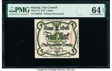 Danzig City Council 5 Mark 12.10.1918 Pick 7b PMG Choice Uncirculated 64 EPQ. Cancelled. 

HID09801242017

© 2020 Heritage Auctions | All Rights Reser...