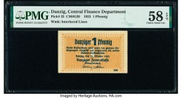Danzig Central Finance Department 1 Pfennig 22.10.1923 Pick 32 PMG Choice About Unc 58 EPQ. 

HID09801242017

© 2020 Heritage Auctions | All Rights Re...