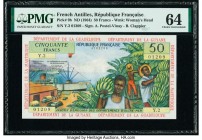 French Antilles Institut d'Emission des Departements d'Outre-Mer 50 Francs ND (1964) Pick 9b PMG Choice Uncirculated 64. 

HID09801242017

© 2020 Heri...
