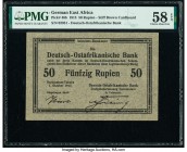 German East Africa Deutsch-Ostafrikanische Bank 50 Rupien 1.10.1915 Pick 46b PMG Choice About Unc 58 EPQ. 

HID09801242017

© 2020 Heritage Auctions |...