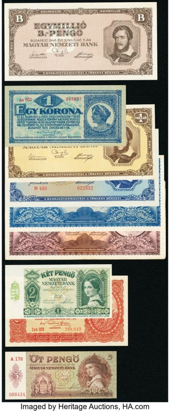 Hungary Group Lot of 32 Examples Very Fine-Crisp Uncirculated. Possible trimming...