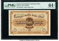 Latvia Latvian Government Currency Note 25 Rubli 1919 Pick 5h PMG Choice Uncirculated 64 EPQ. 

HID09801242017

© 2020 Heritage Auctions | All Rights ...