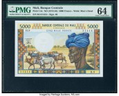 Mali Banque Centrale du Mali 5000 Francs ND (1972-84) Pick 14e PMG Choice Uncirculated 64. 

HID09801242017

© 2020 Heritage Auctions | All Rights Res...