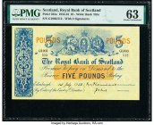 Scotland Royal Bank of Scotland 5 Pounds 1.7.1952 Pick 323a PMG Choice Uncirculated 63. 

HID09801242017

© 2020 Heritage Auctions | All Rights Reserv...